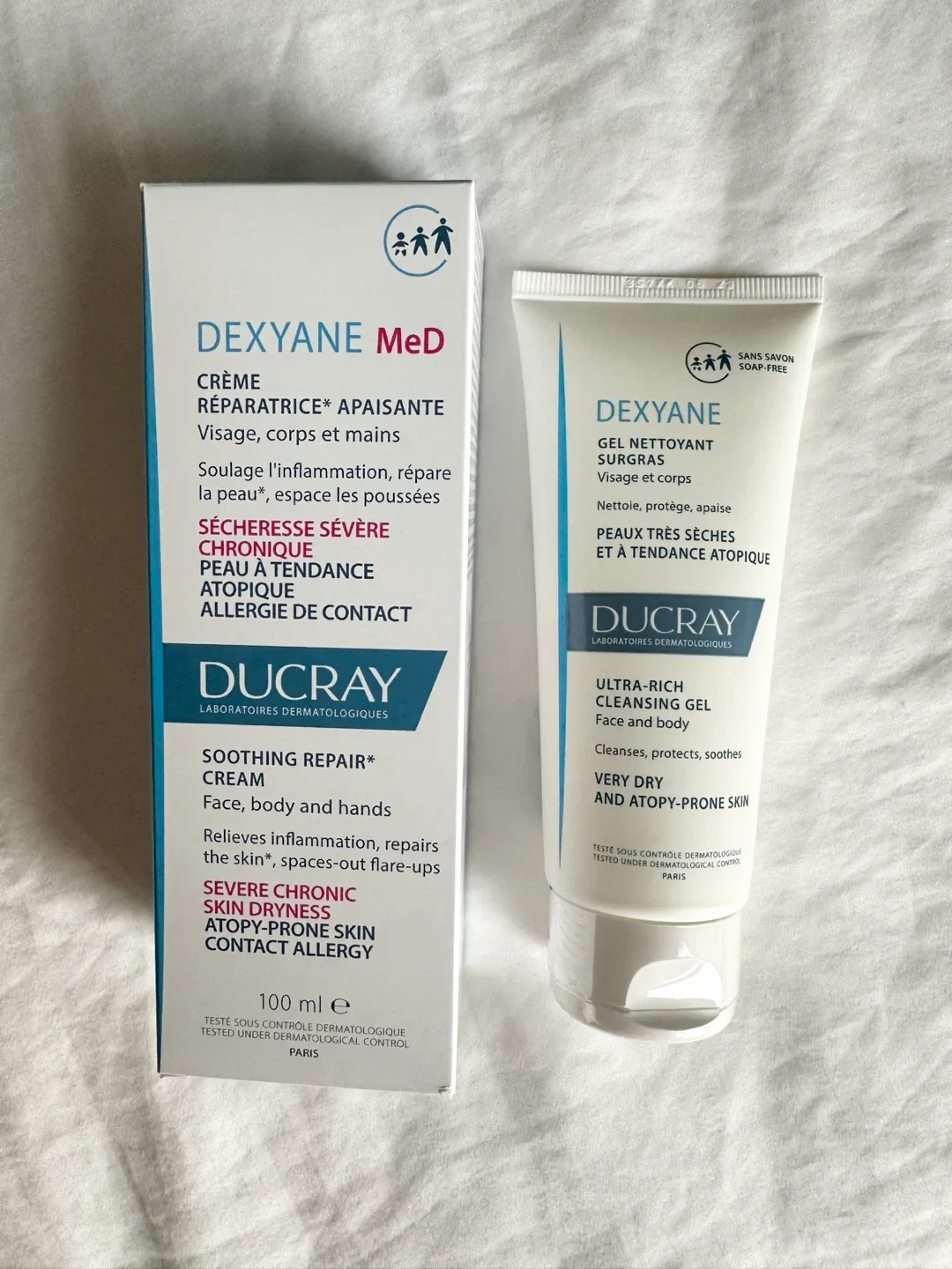 New Ducray DEXYANE MED Cream & Cleansing Gel set thumbnail