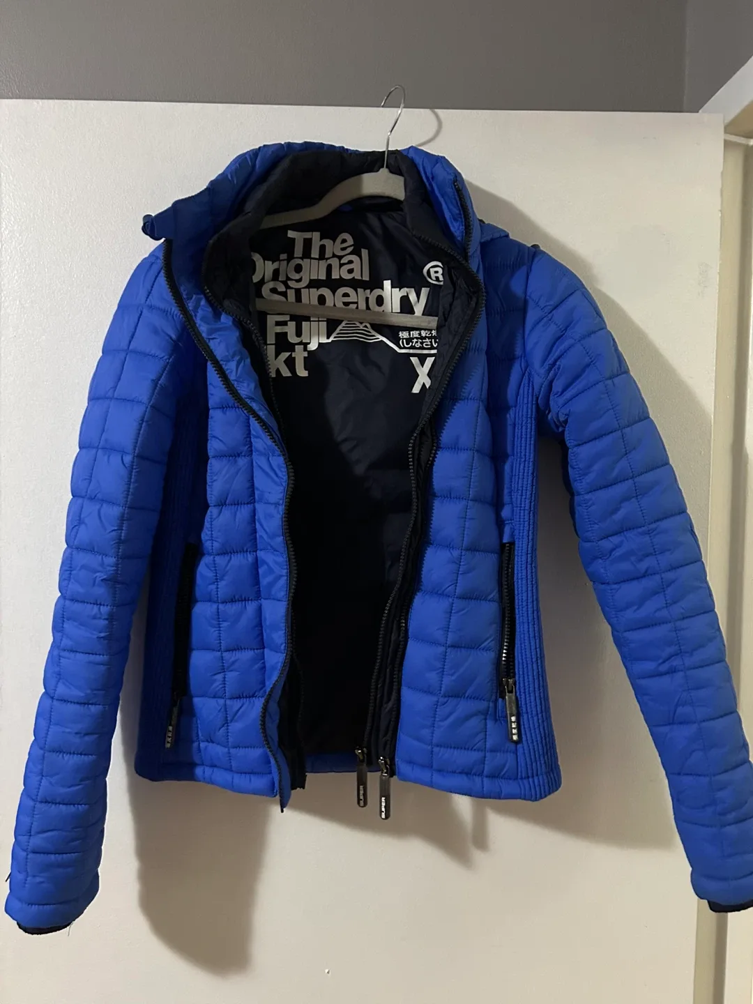 Superdry Fuji Jkt Blue - Size XS thumbnail