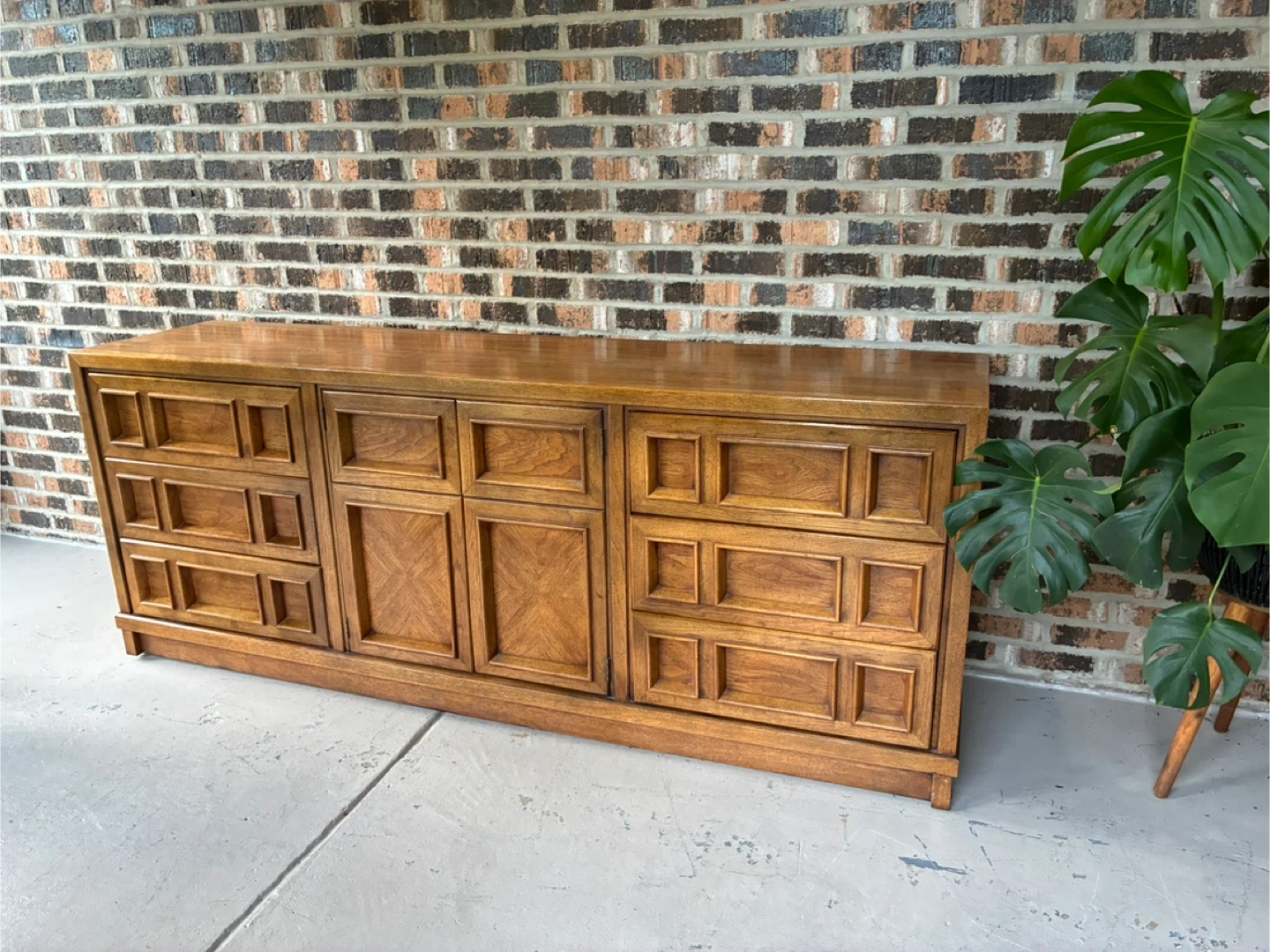 X-long MCM credenza / dresser