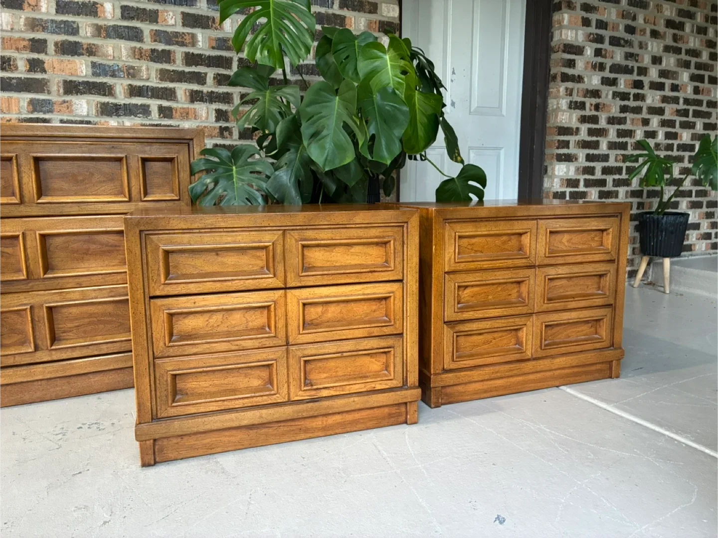 Drexel mid century modern nightstands thumbnail