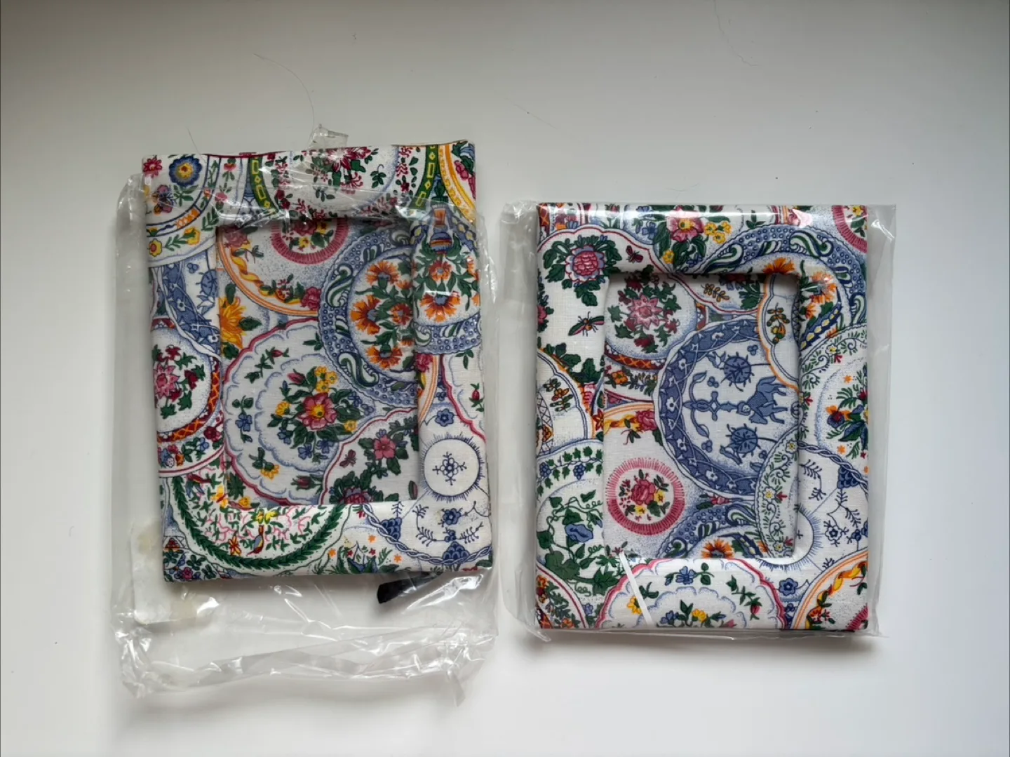 New Floral Fabric Photo Frames (Set of 2) thumbnail