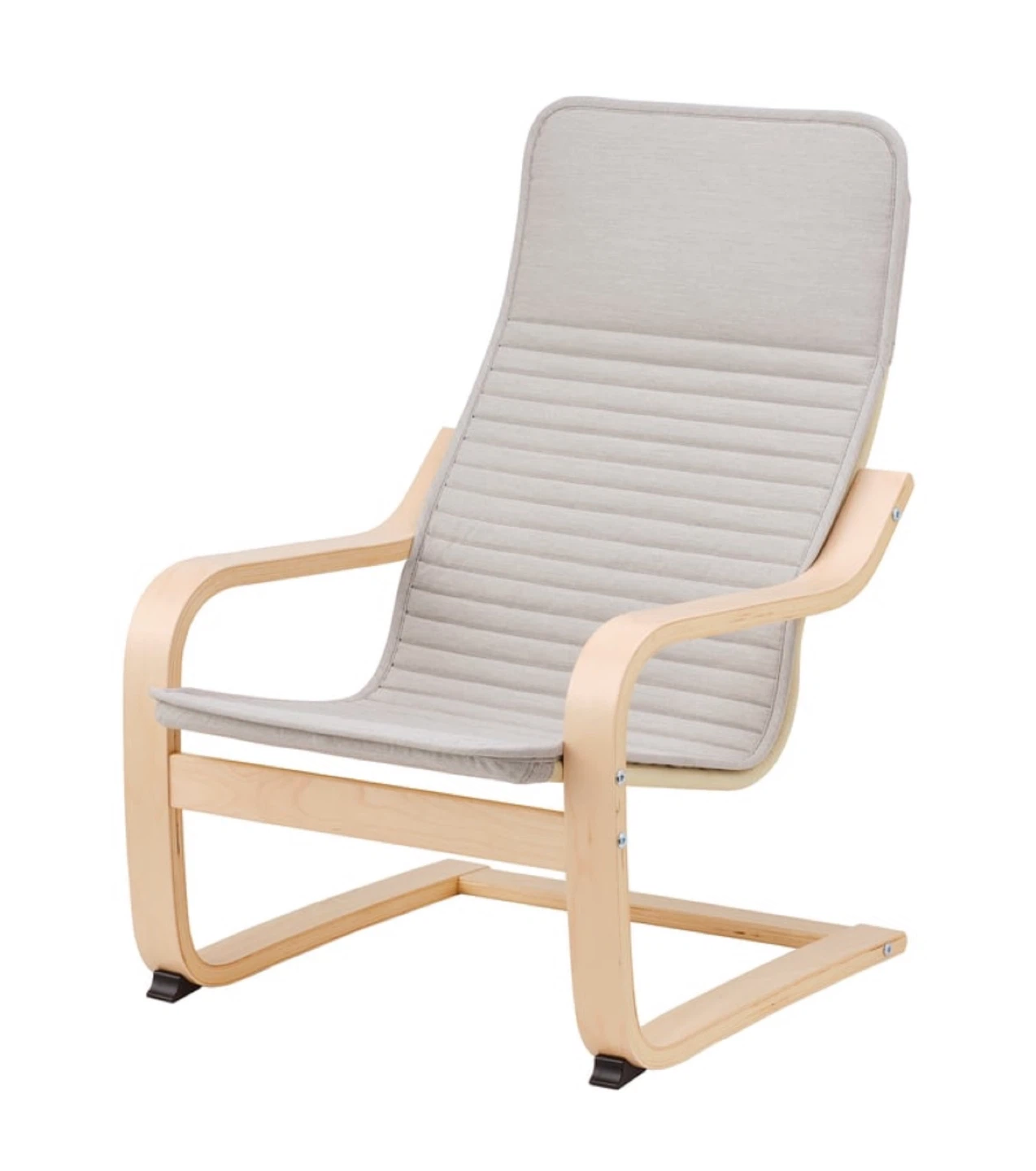IKEA POÄNG Birch Veneer/Knisa Light Beige Armchair - photo 2