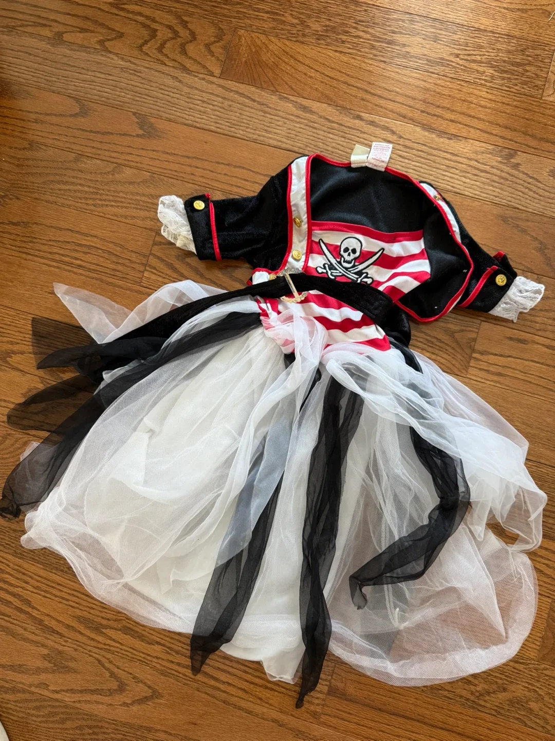 Little Girl Pirate Costume Dress Up thumbnail