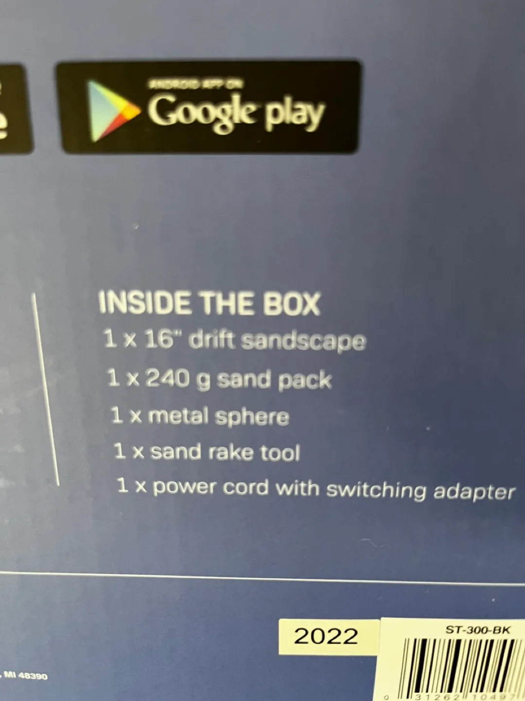 Homedics Drift 16" Sandscape - Like New! image indicator(3)