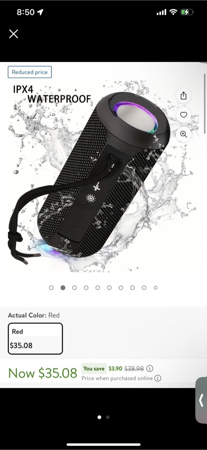 Waterproof Bluetooth Speaker -NEW