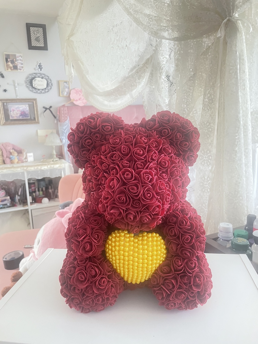 Glamour roses teddy bear