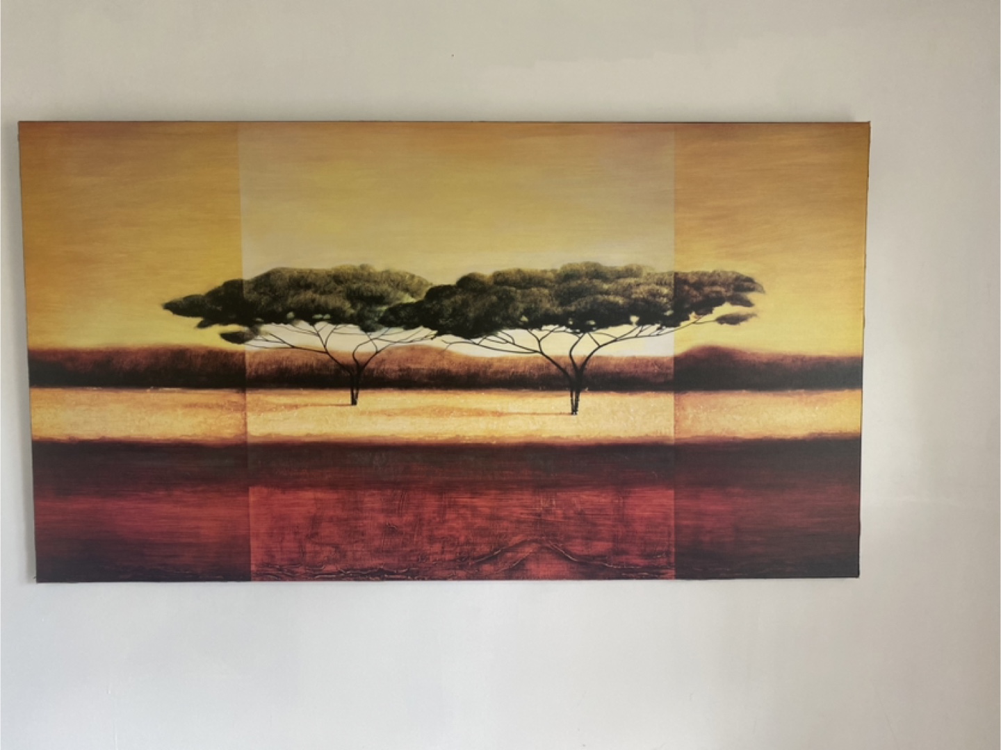 Sunset Landscape Canvas Wall Art
