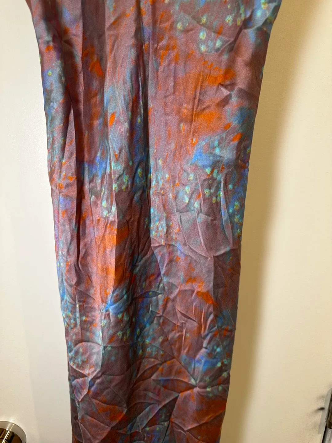 100% silk Silk Laundry 90s Slip Dress - Size Small image indicator(4)
