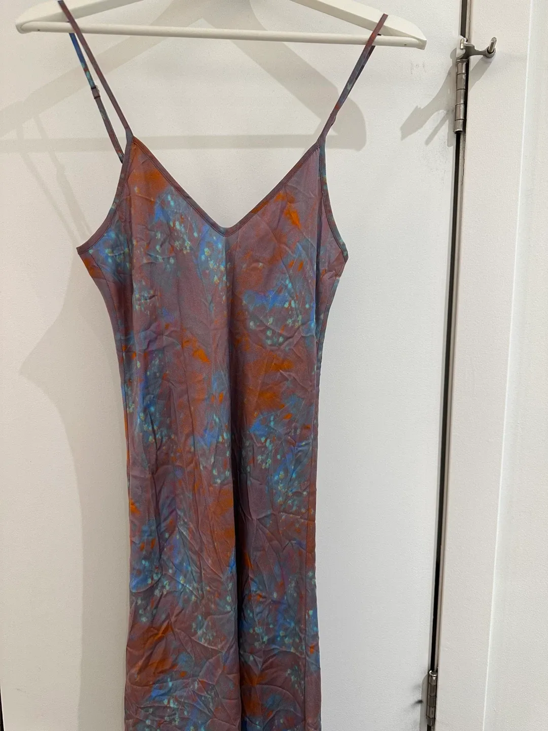 100% silk Silk Laundry 90s Slip Dress - Size Small image indicator(5)