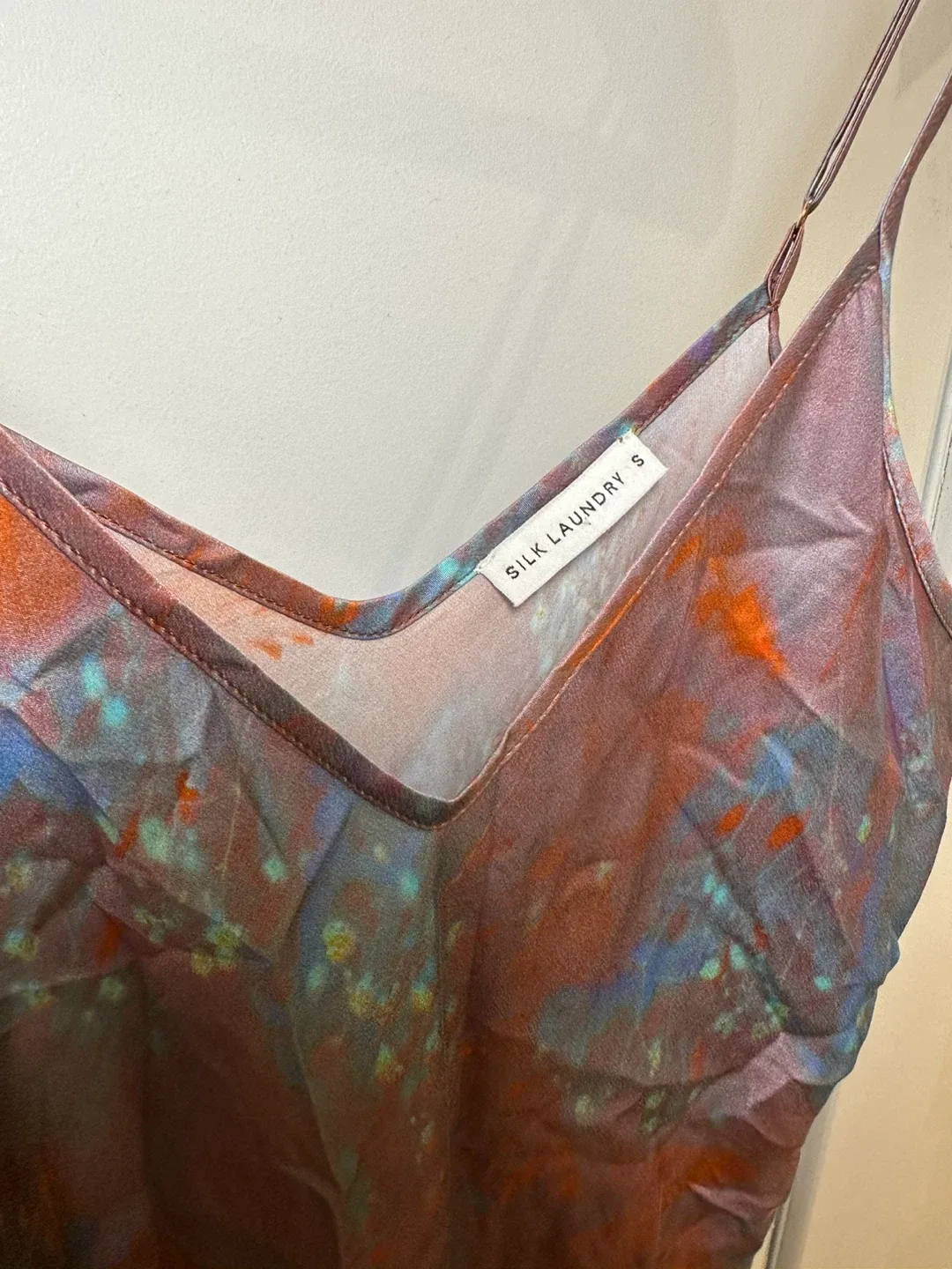 100% silk Silk Laundry 90s Slip Dress - Size Small image indicator(3)