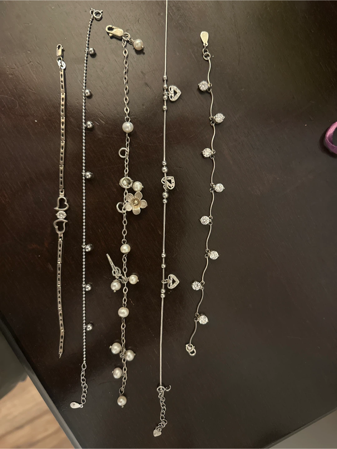 Assorted Silver Bracelets