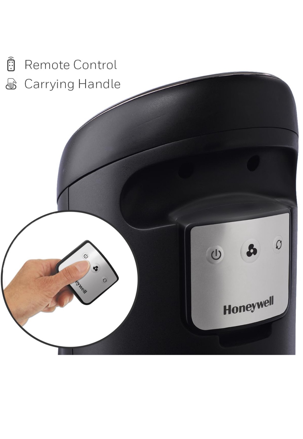 Honeywell QuietSet 5 Whole Room Tower Fan HYF260BC  for sale - photo 3