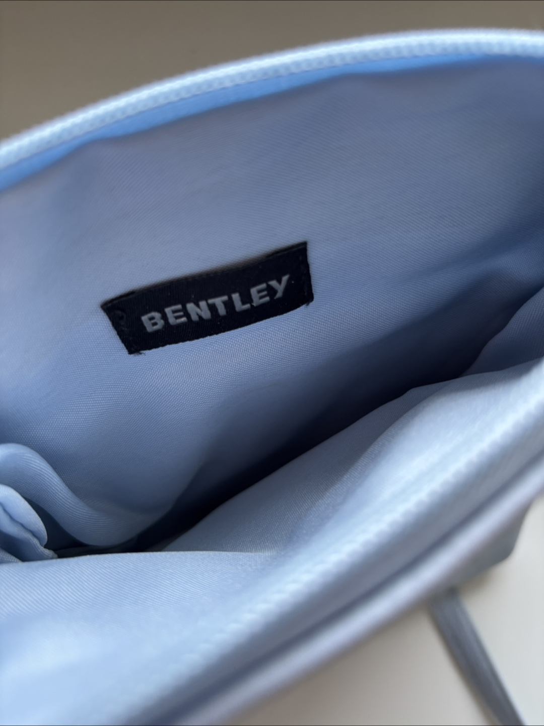 Bentley Light Blue Leather Crossbody Bag - photo 2