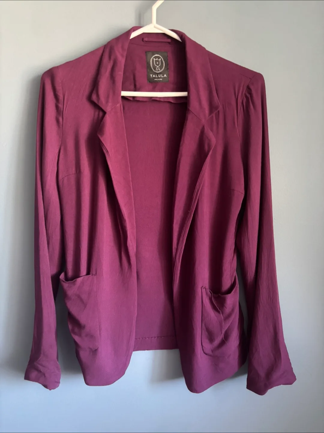 Talula Burgundy Blazer - Size 2 thumbnail