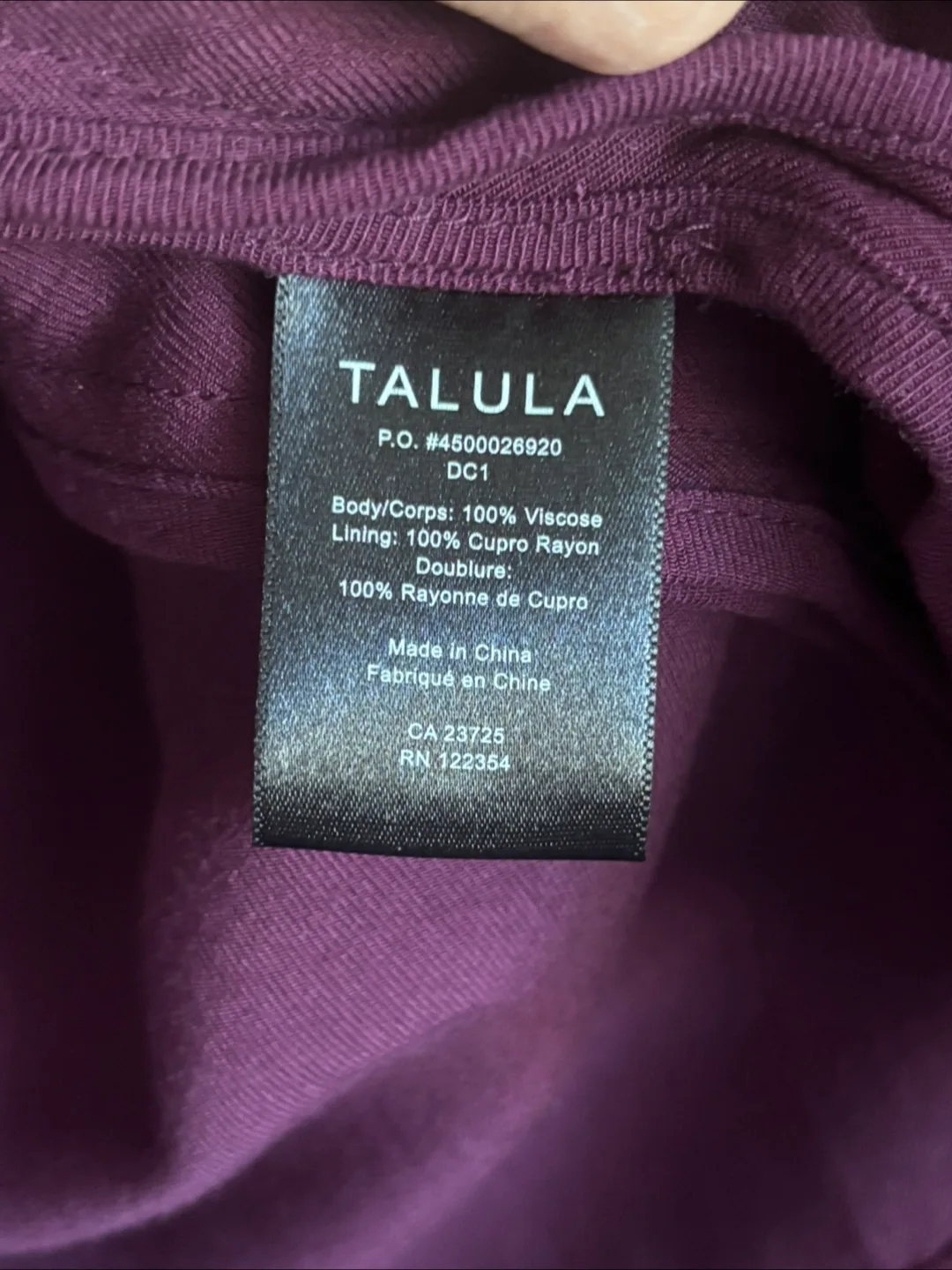 Talula Burgundy Blazer - Size 2 image indicator(5)