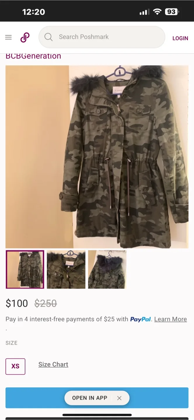 🍒BCBG Camo Coat   BCBGeneration image indicator(5)