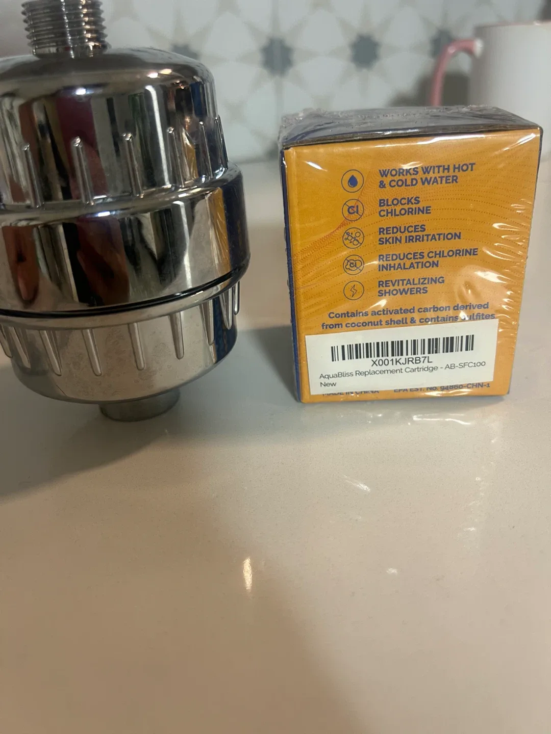 AquaBliss SF100 Shower Filter Cartridge - New! image indicator(5)