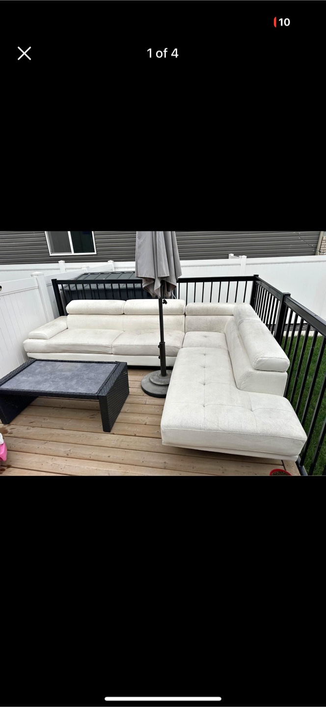 White Sectional Sofa