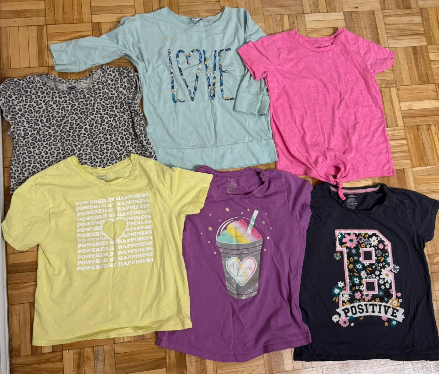 Girls' Assorted T-Shirt Bundle - Size 7/8 and 10/12 thumbnail