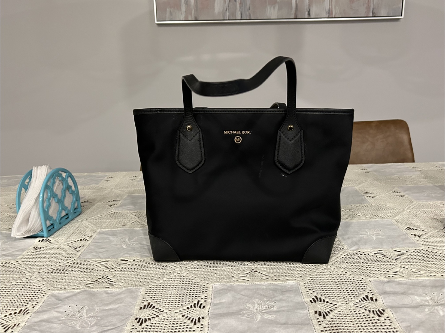 Michael Kors Black Tote Bag