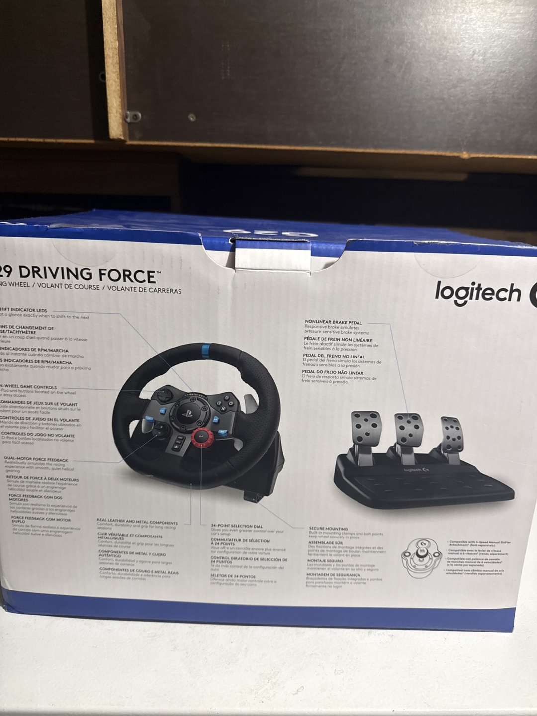 Logitech G29 Driving Force Racing Wheel for PS5/PS4/PS3 - photo 3