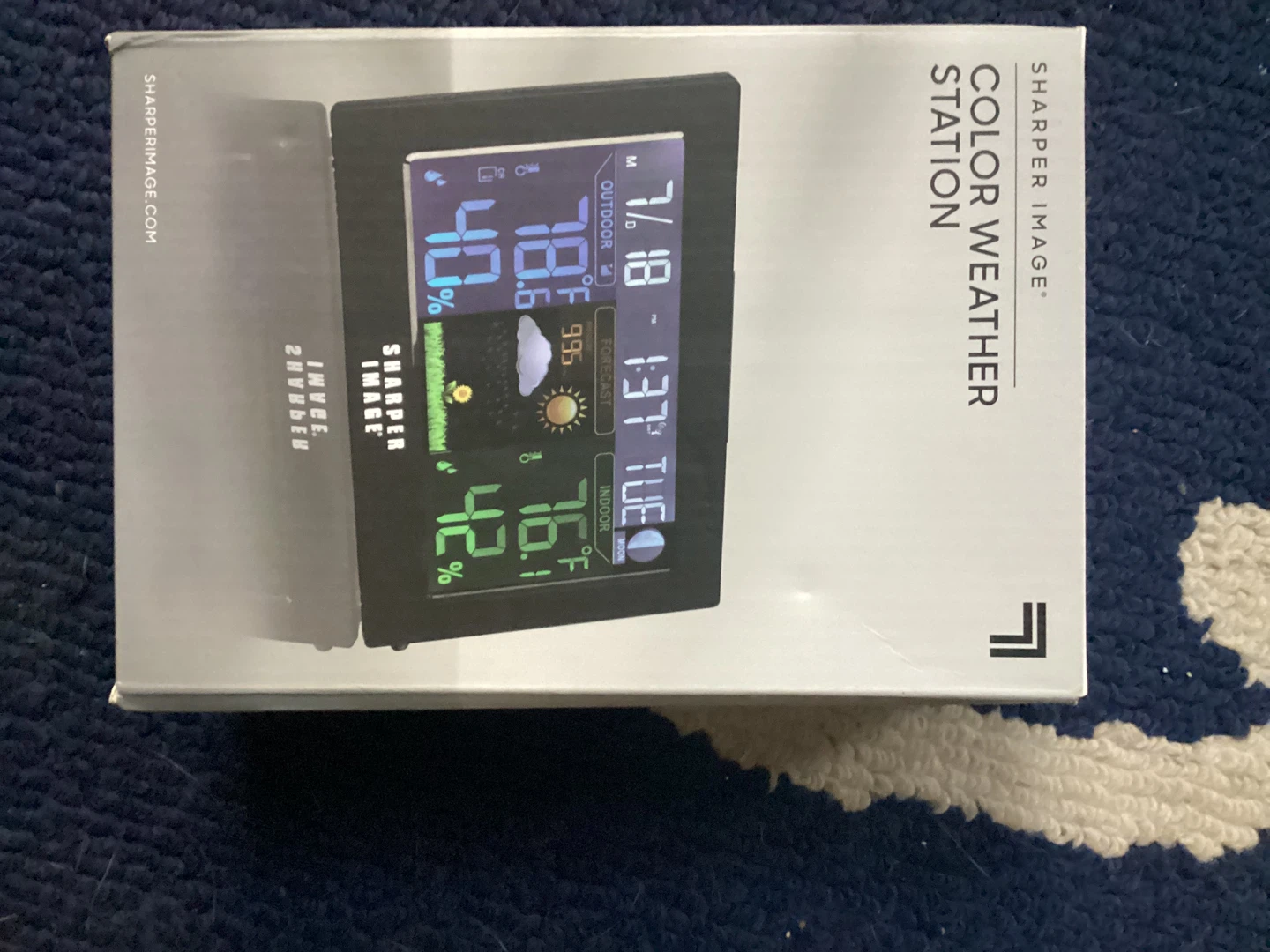 Sharper Image Color Weather Station - New in Box!