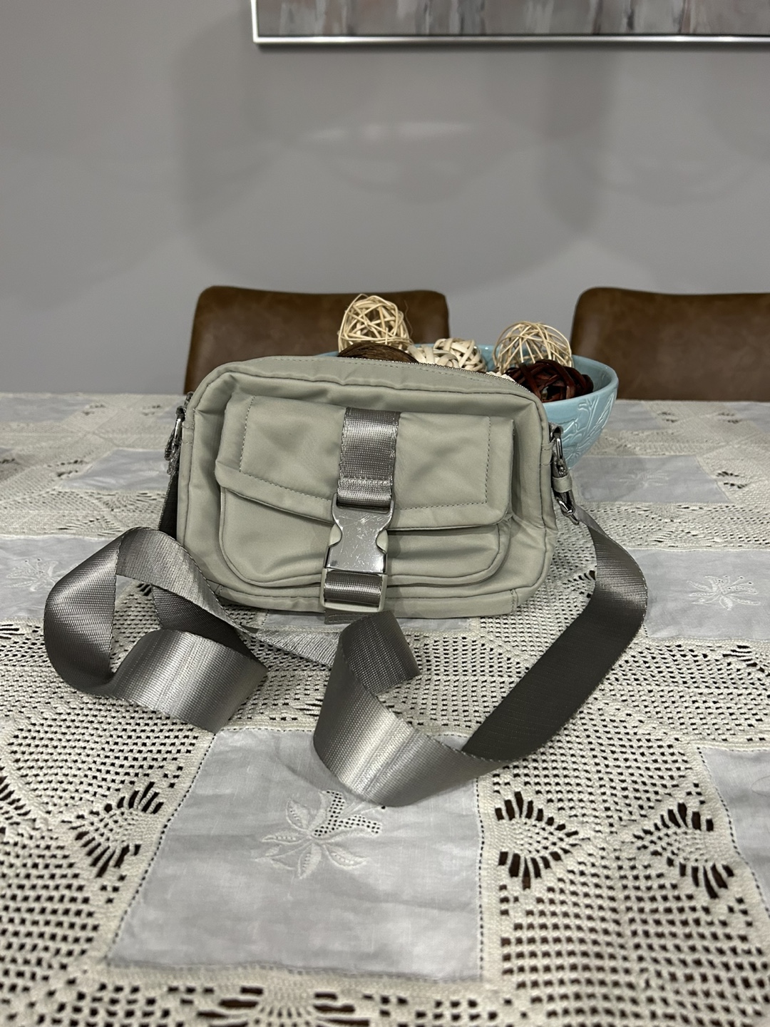 Light green Crossbody Bag