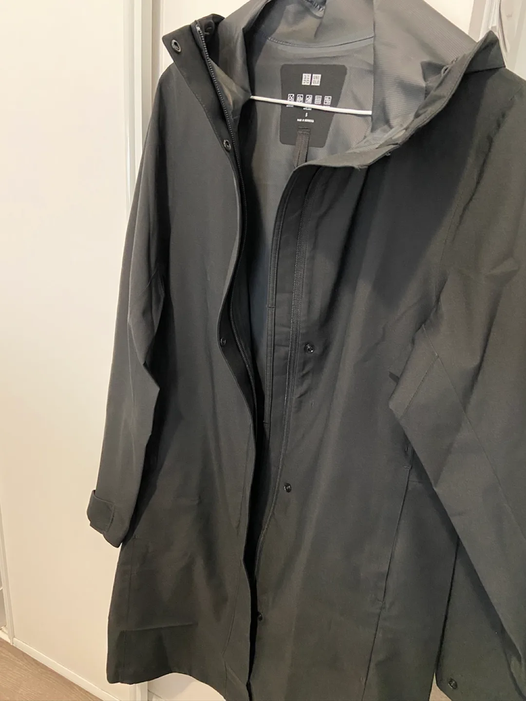UNIQLO water repellent coat image indicator(4)