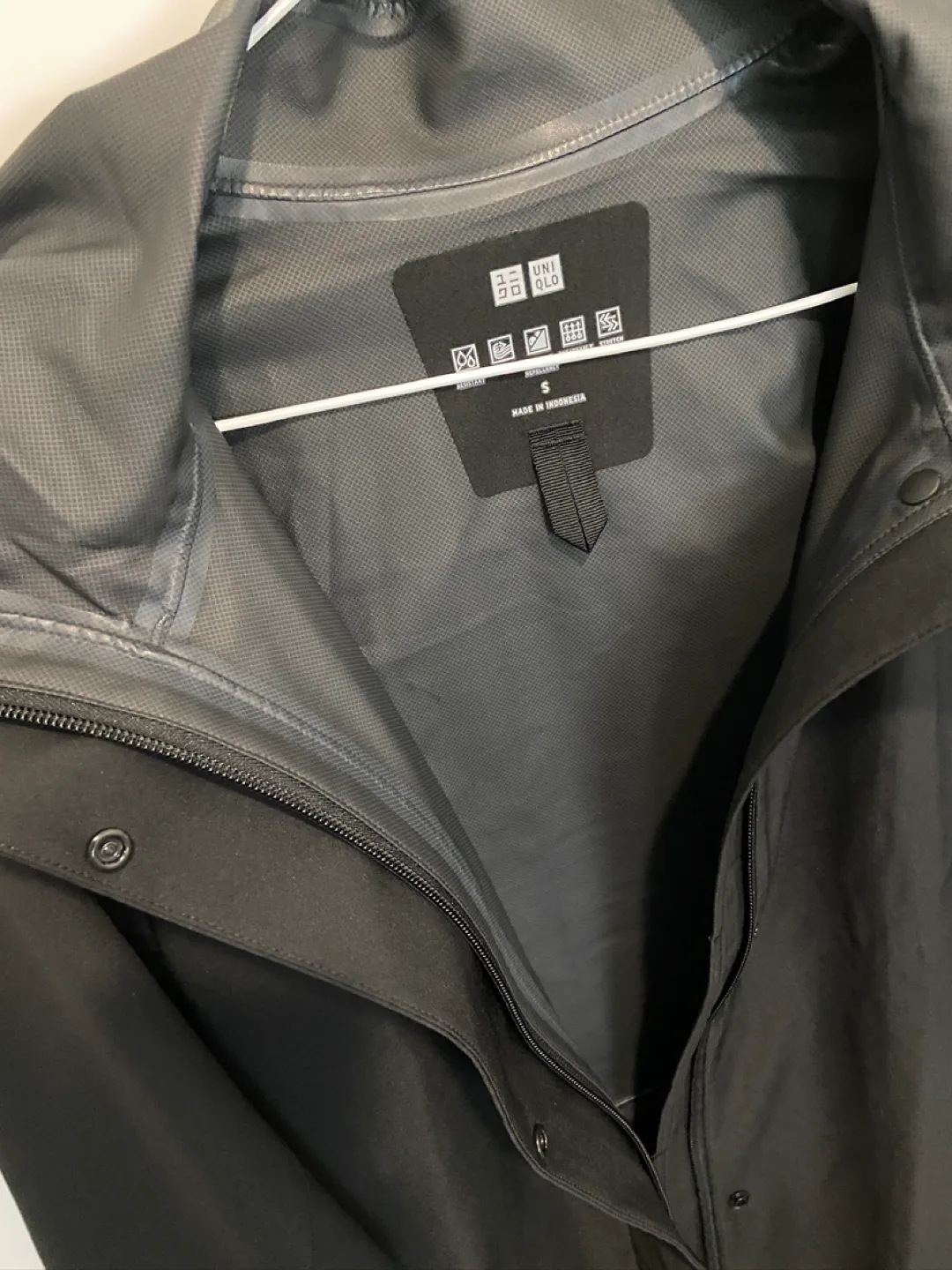 UNIQLO water repellent coat image indicator(5)