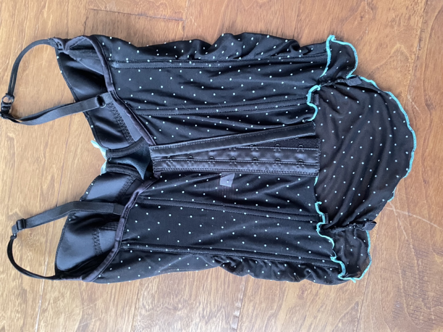 Polkadot corset top - photo 2