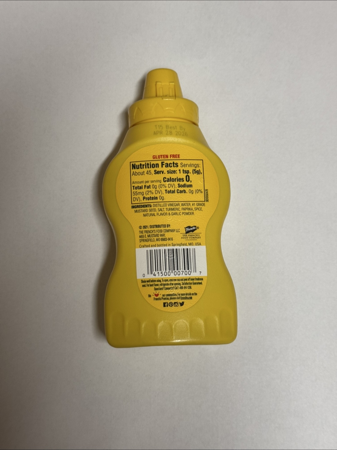 French's Classic Yellow Mustard, 8 oz - photo 2