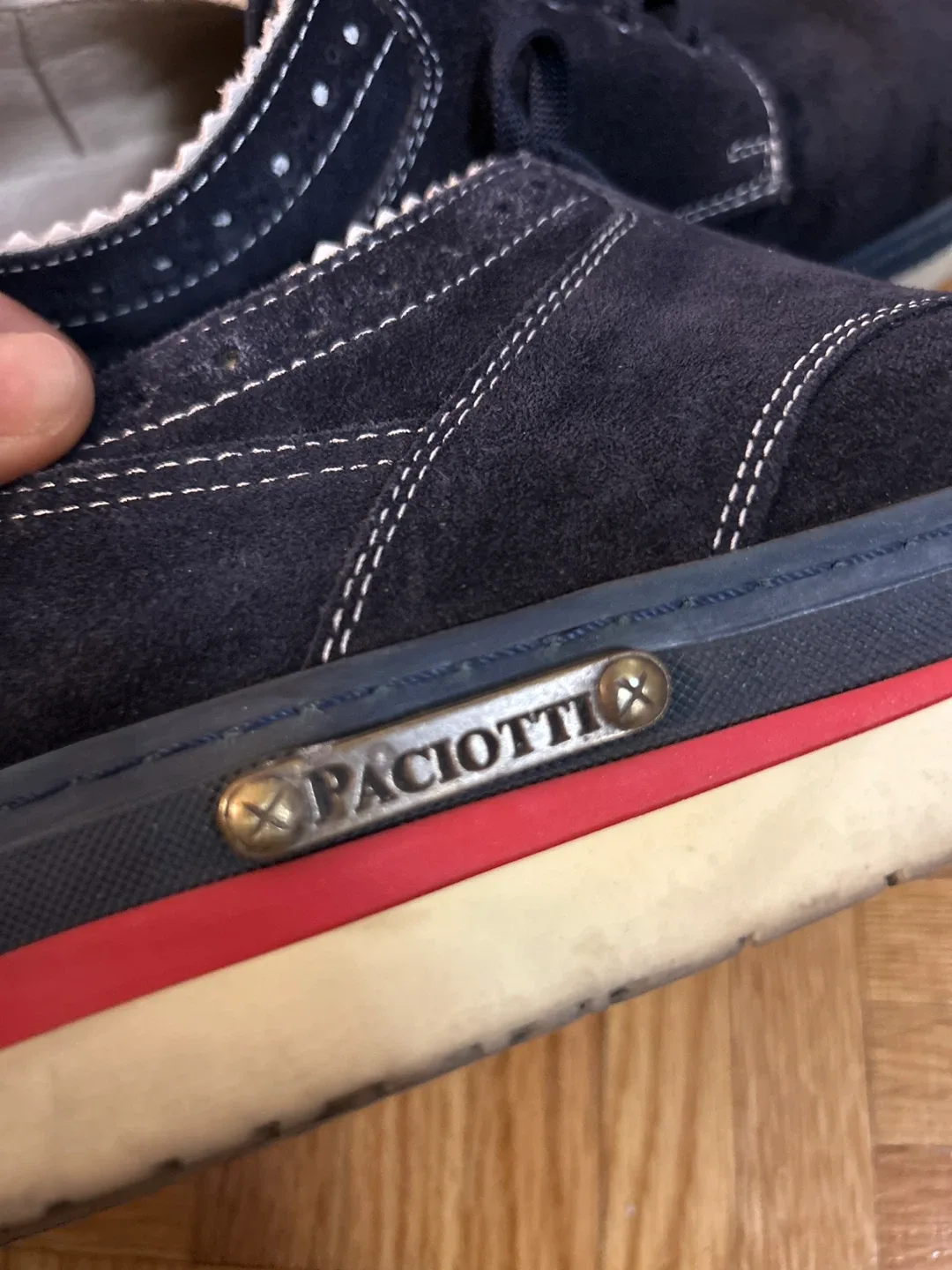 Cesare Paciotti 4US Blue Suede Shoes image indicator(3)