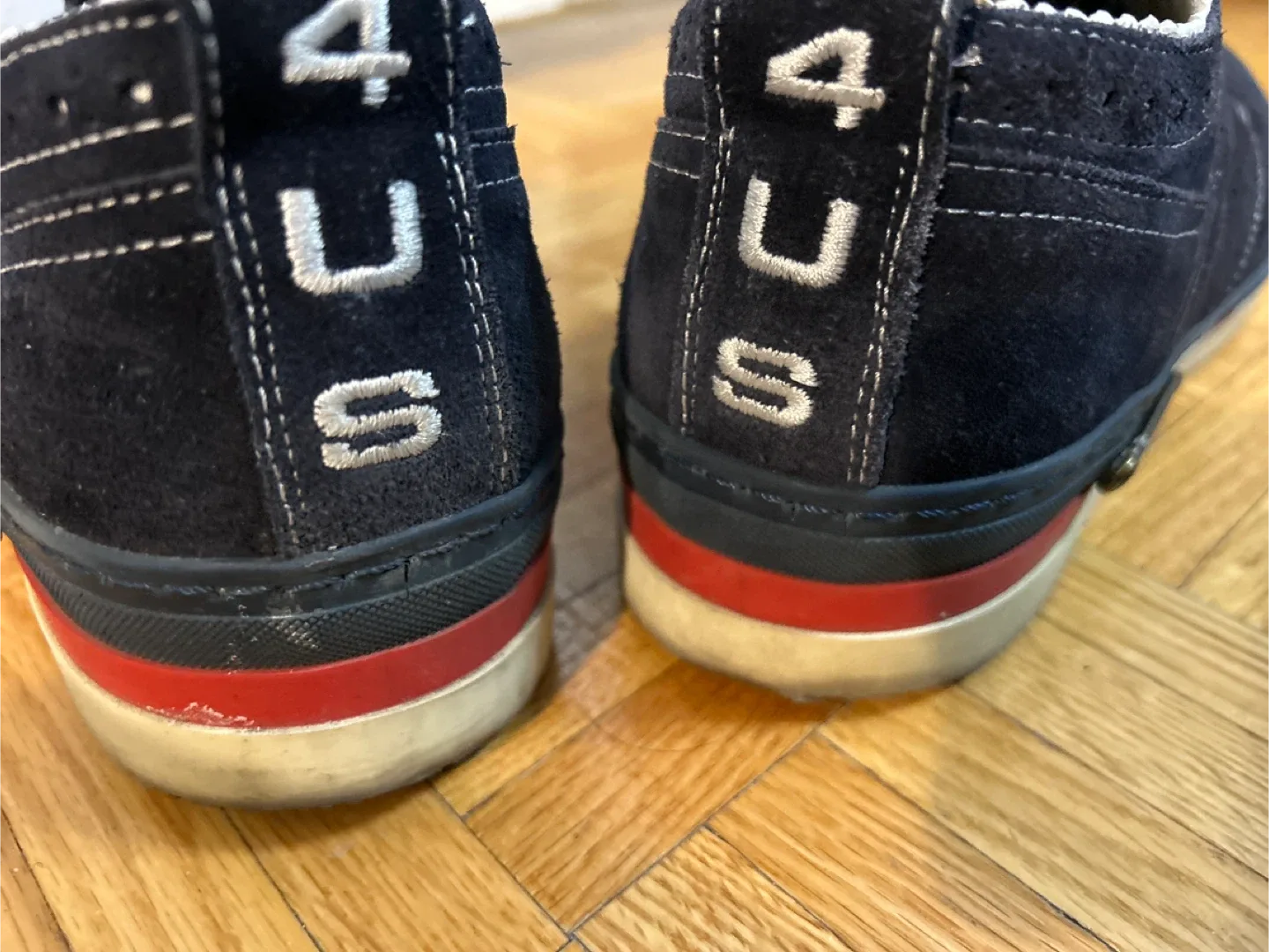 Cesare Paciotti 4US Blue Suede Shoes image indicator(5)