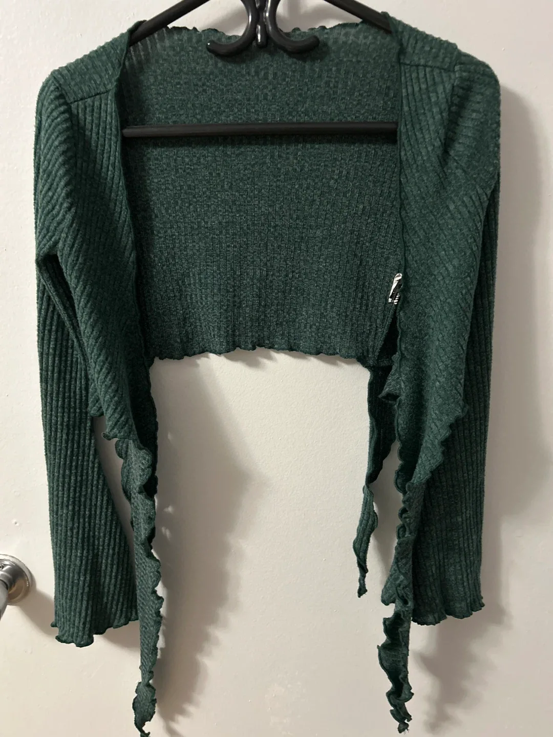Green Cropped Shrug thumbnail