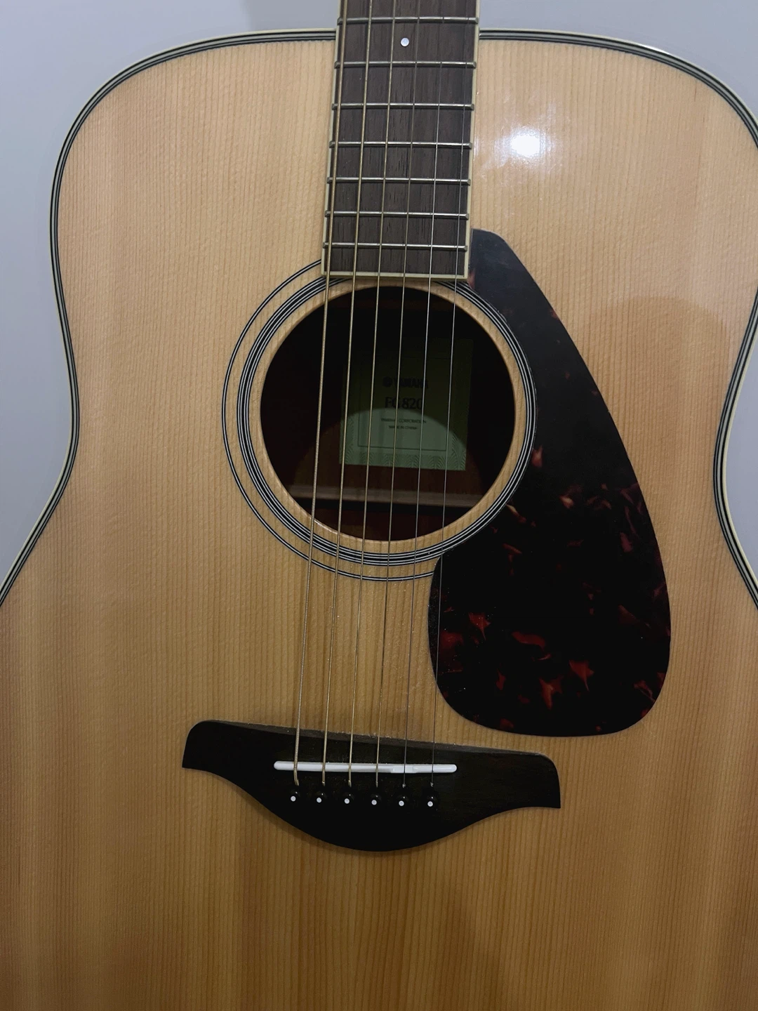 Yamaha FG820 Acoustic Guitar - photo 4