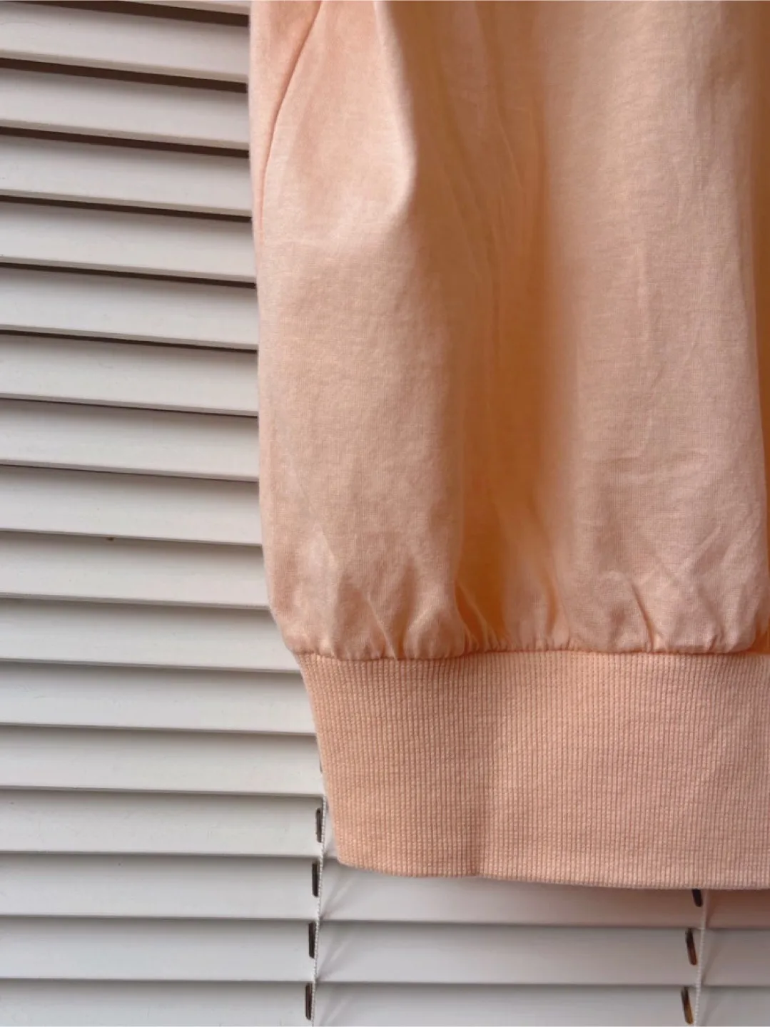 Peach Puff Sleeve Embroidered Top 100% Cotton image indicator(4)