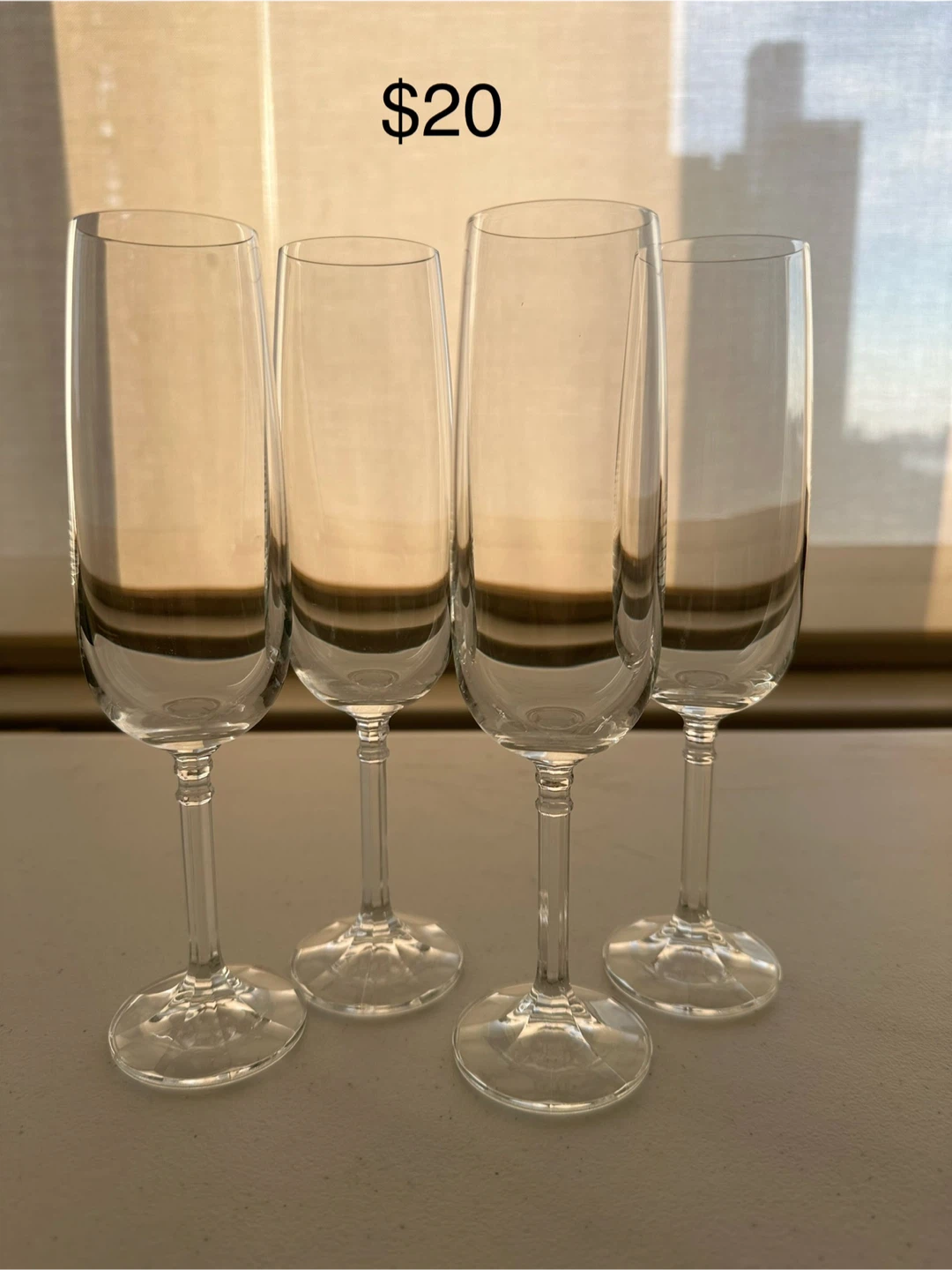 Champagne Flutes - Set of 4