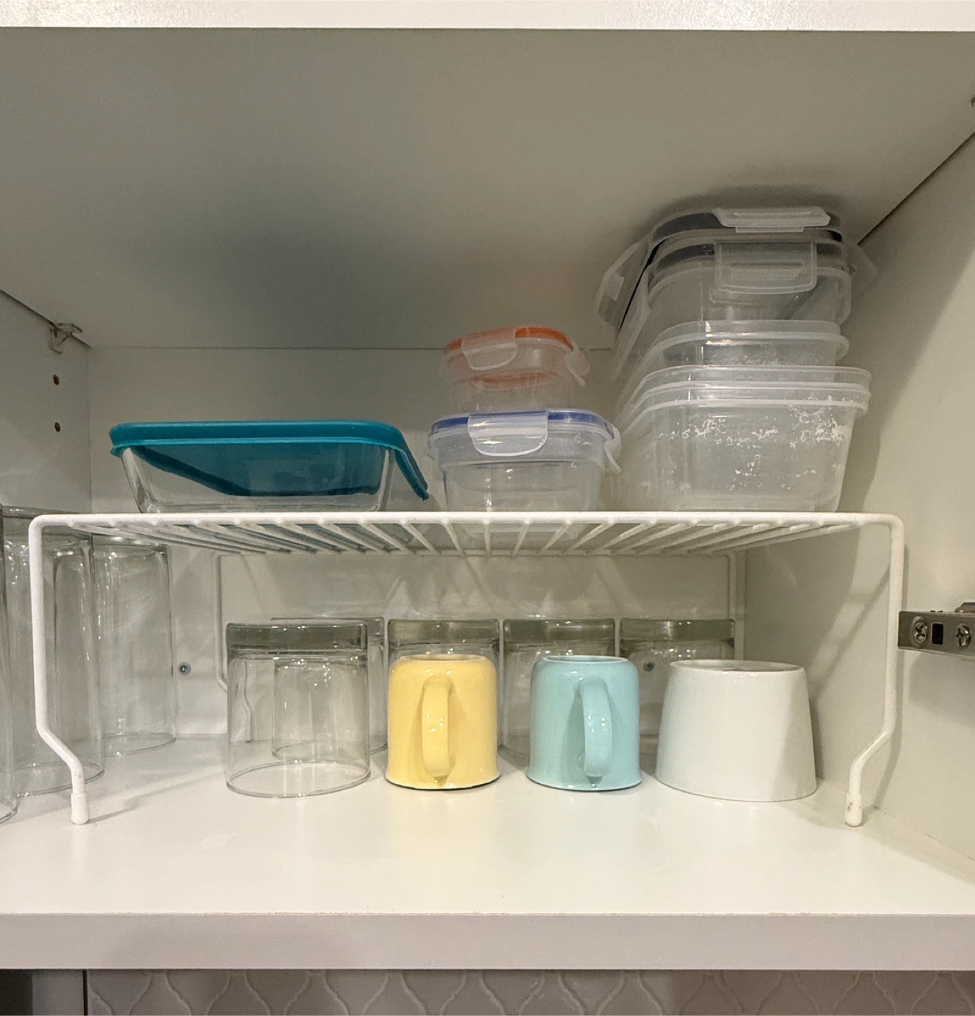White Expandable Shelf Organizer - photo 4