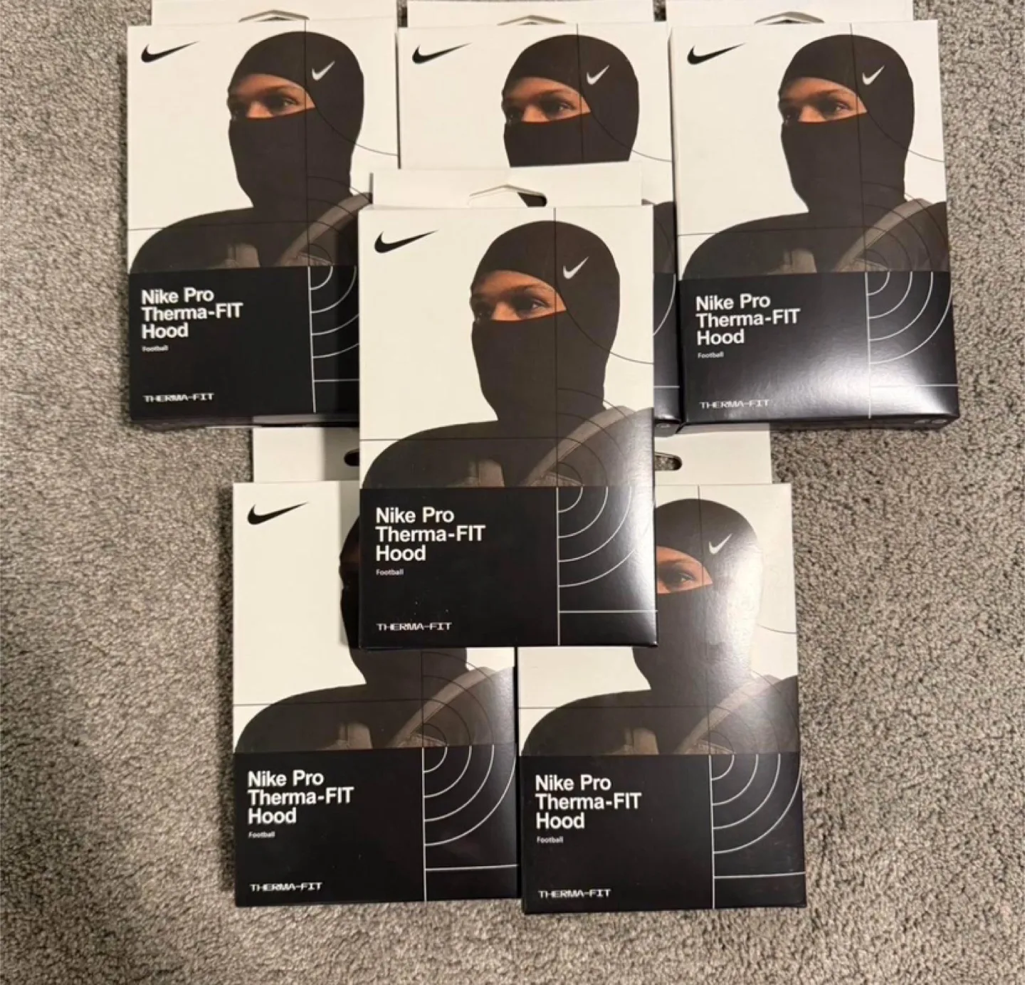 Nike Pro Therma-FIT Hood Black Ski Mask – One Size image indicator(2)