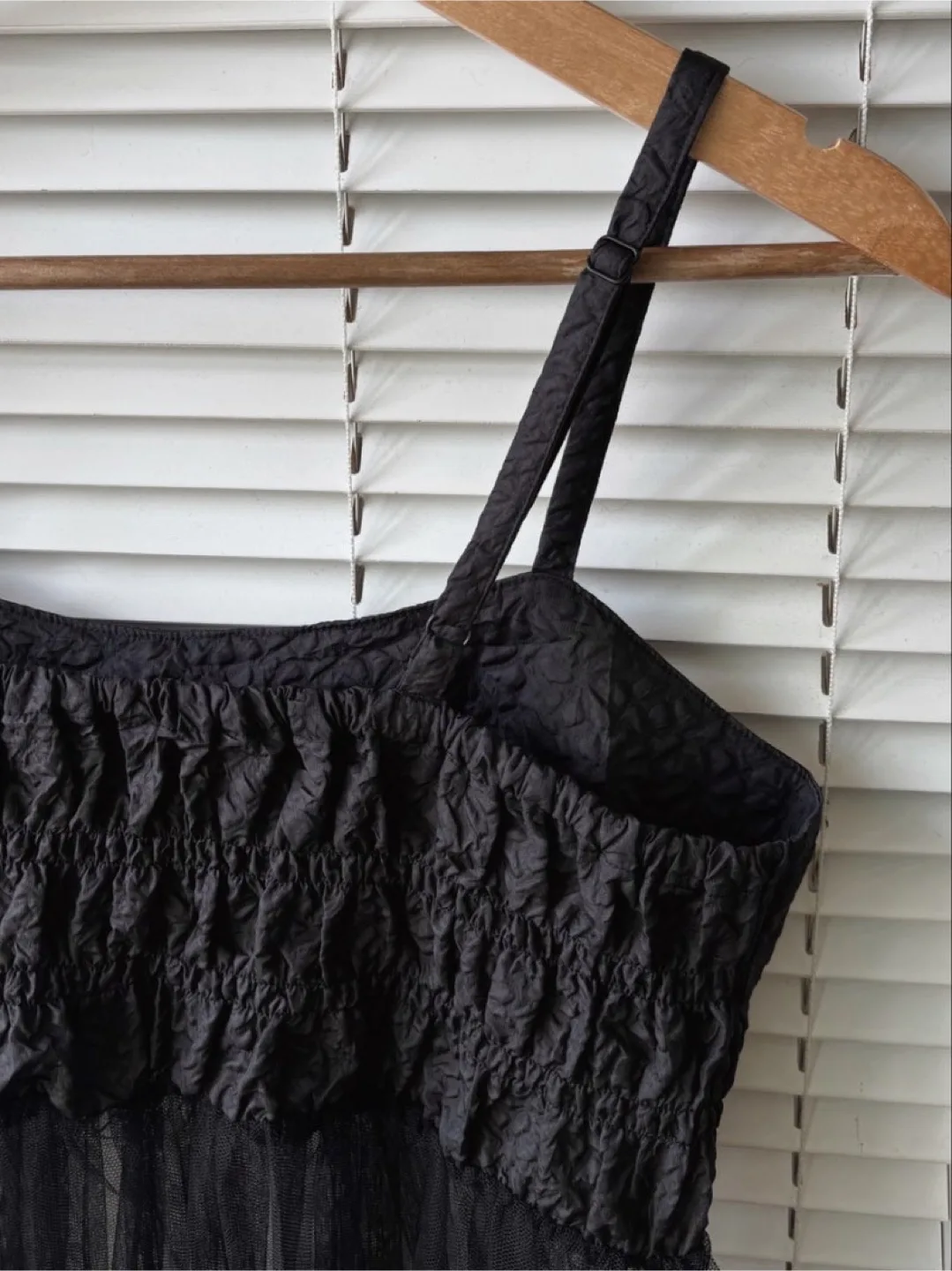 Vintage Black Sheer Mini Dress image indicator(7)