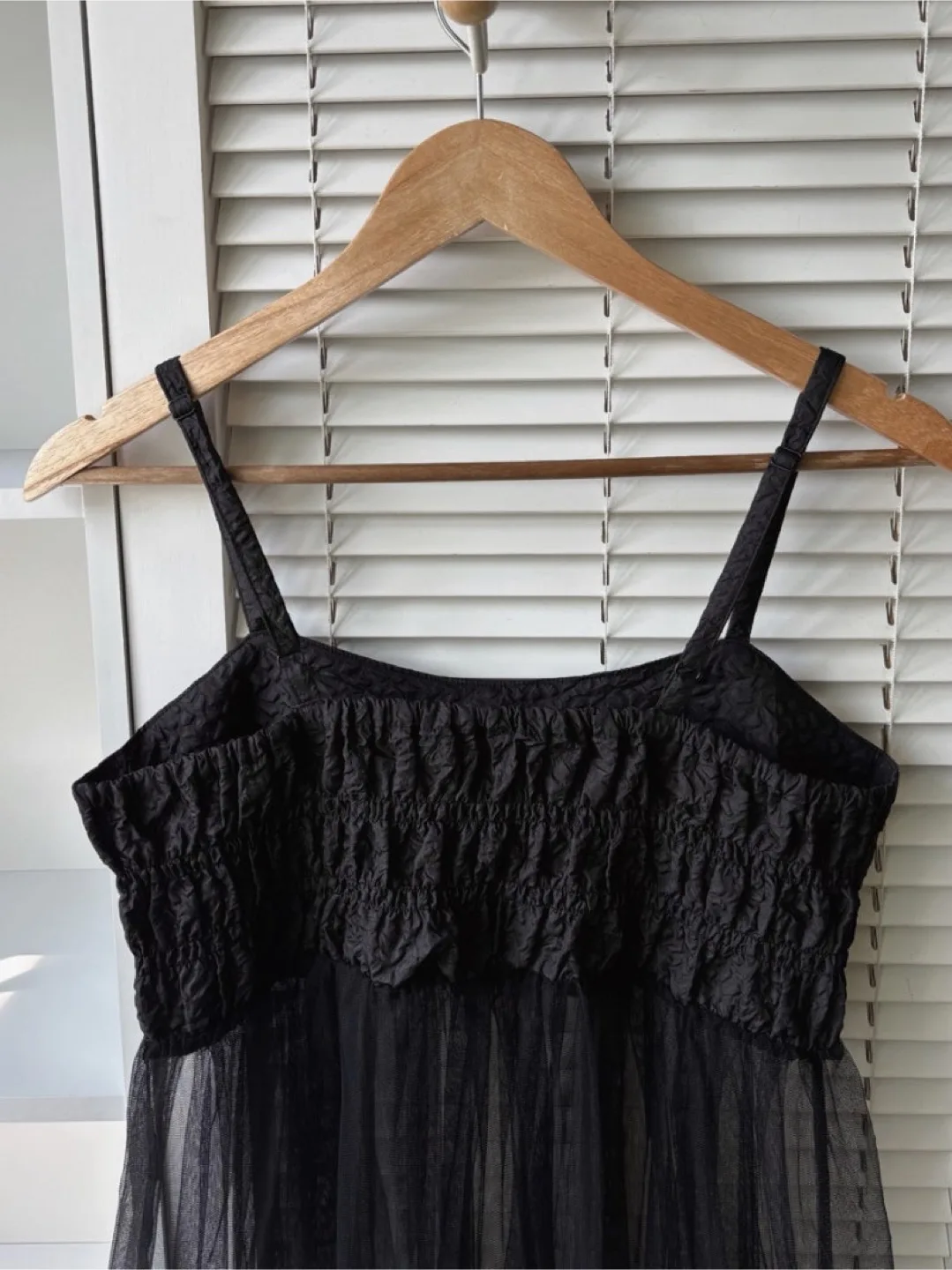 Vintage Black Sheer Mini Dress image indicator(6)