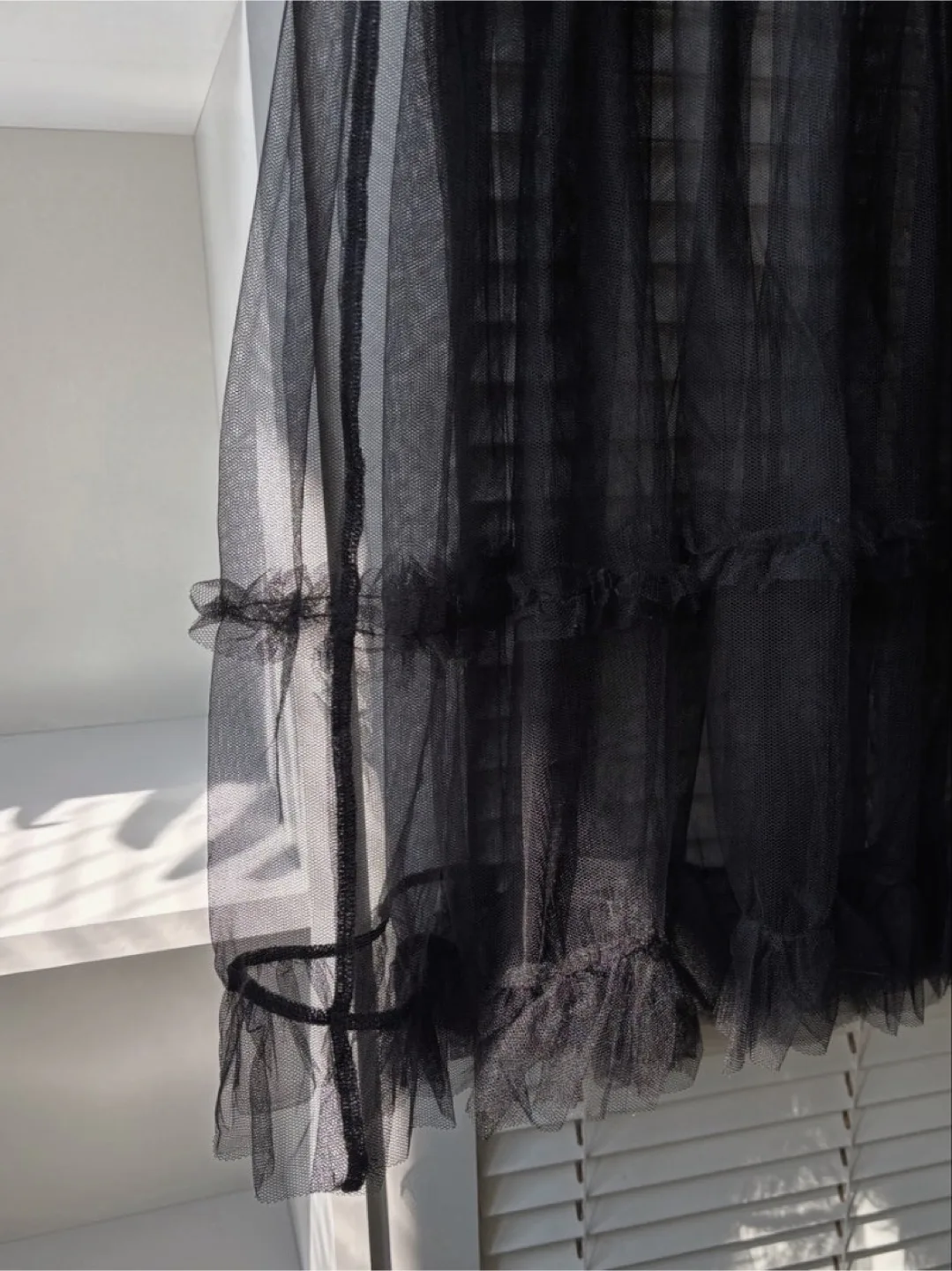 Vintage Black Sheer Mini Dress image indicator(2)