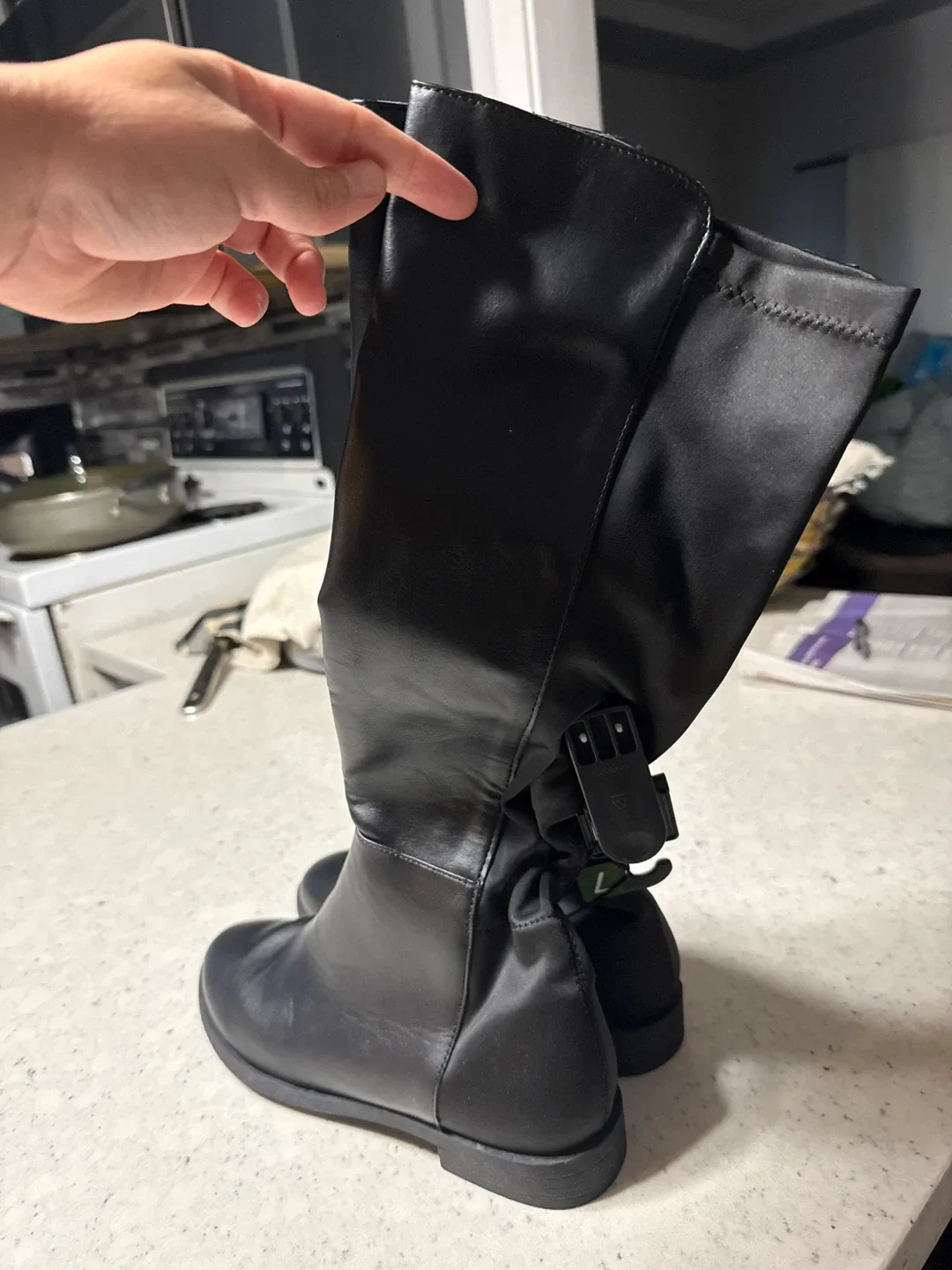 Times and TRU Women's Black Riding Boots thumbnail