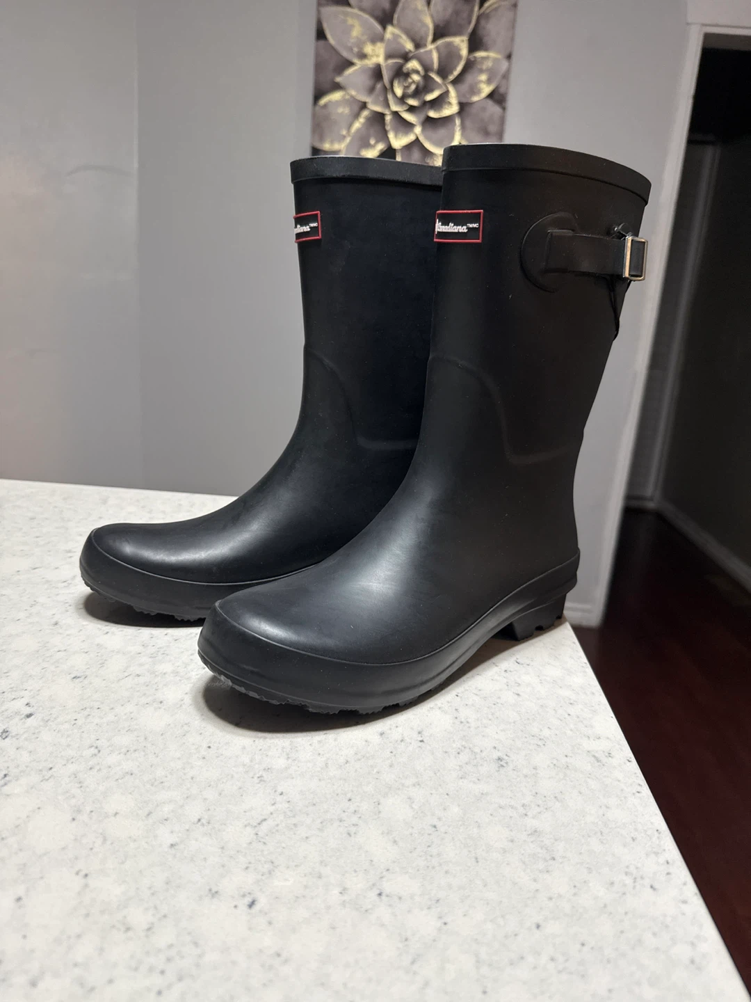 Hunter Women's Black Rain Boots