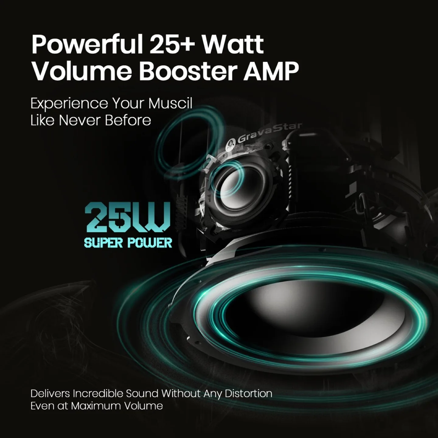 GravaStar Supernova Bluetooth Speaker w HD Sound - Wireless image indicator(5)