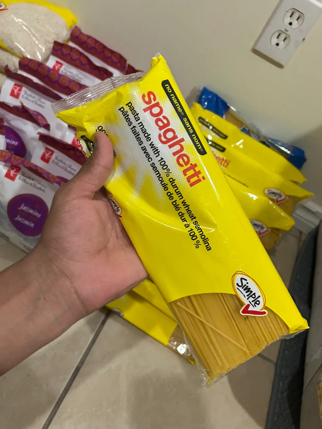 Tow of Rice  and spaghetti image indicator(4)