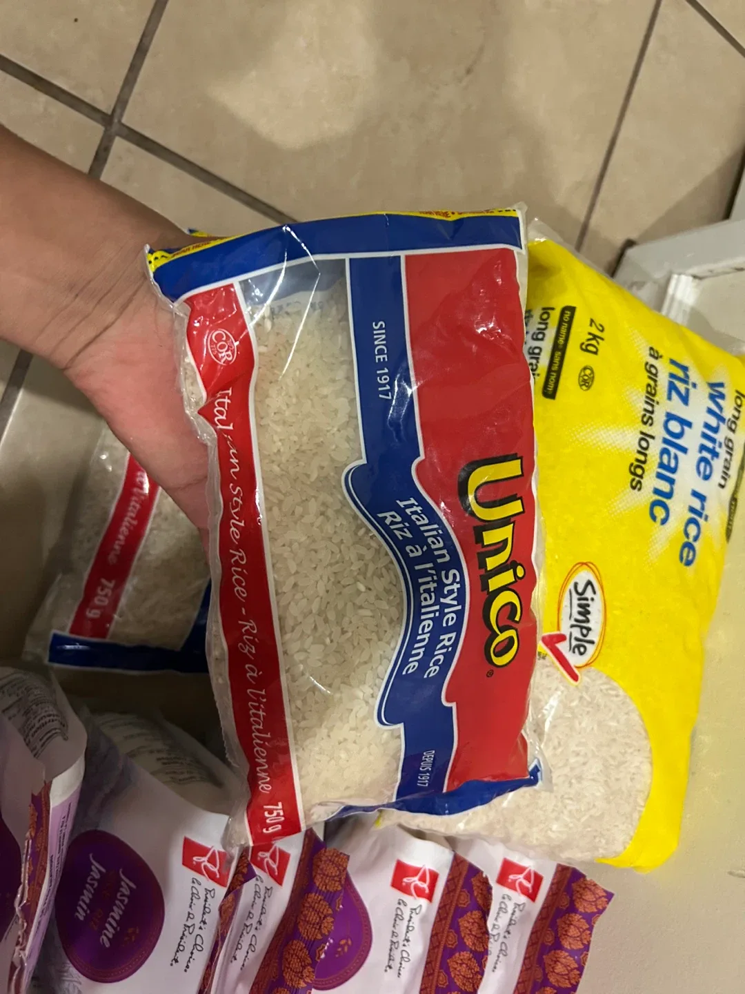 Tow of Rice  and spaghetti image indicator(6)