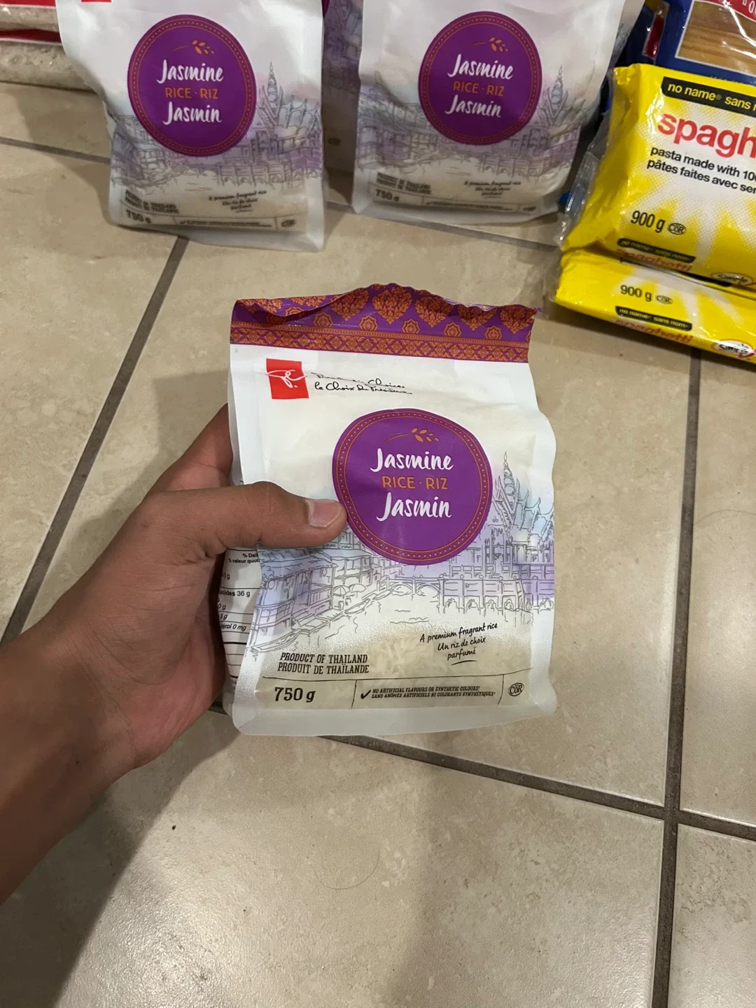 Tow of Rice  and spaghetti image indicator(2)