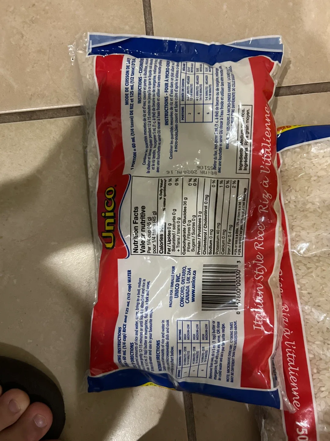 Tow of Rice  and spaghetti image indicator(7)