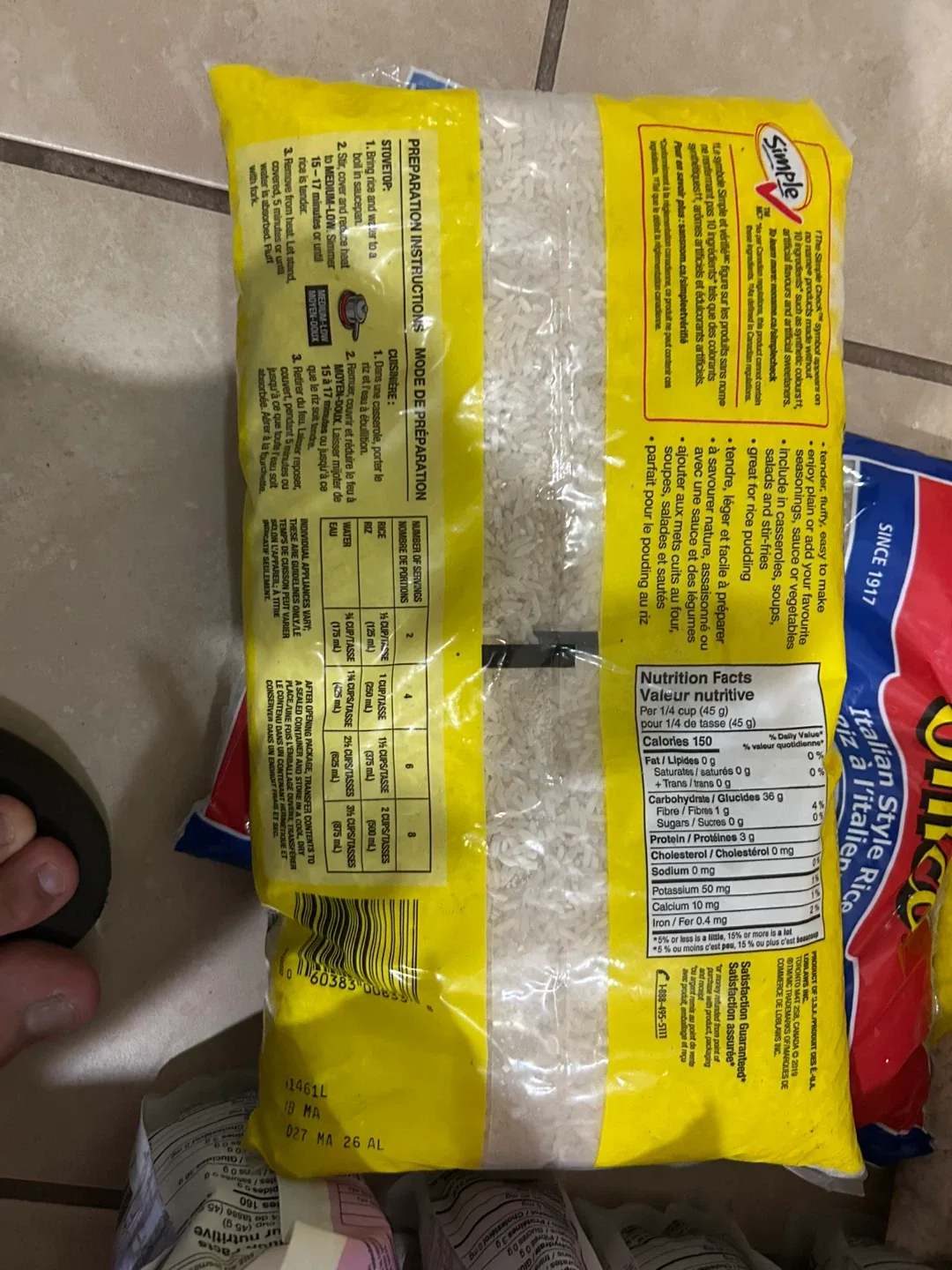 Tow of Rice  and spaghetti image indicator(9)